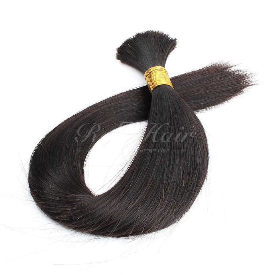 Express 100% Brazilian Virgin Straight Hair Natural Black Bulk Hair