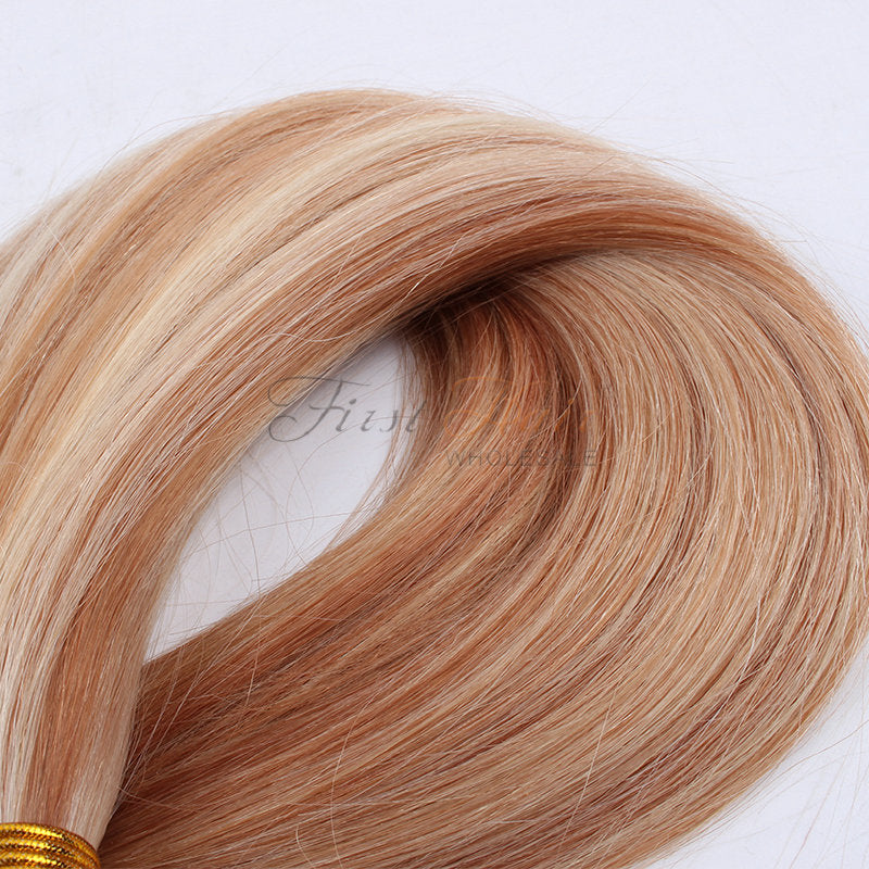 ExPress Hot Selling 7A Virgin Human Hair Silky Straight Highlight 613/27# 20inch