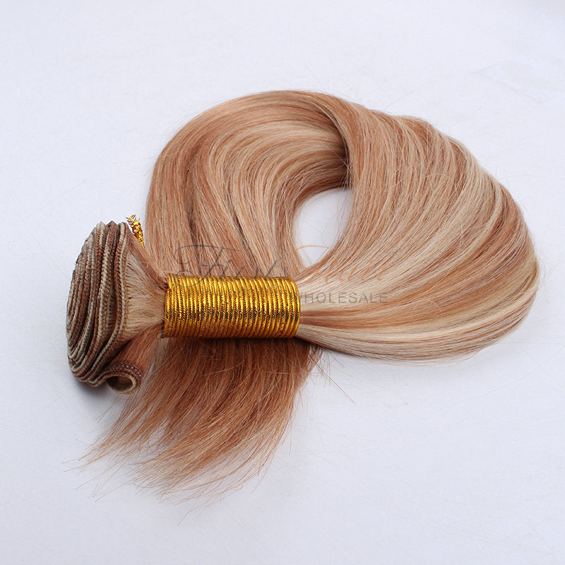 ExPress Hot Selling 7A Virgin Human Hair Silky Straight Highlight 613/27# 20inch