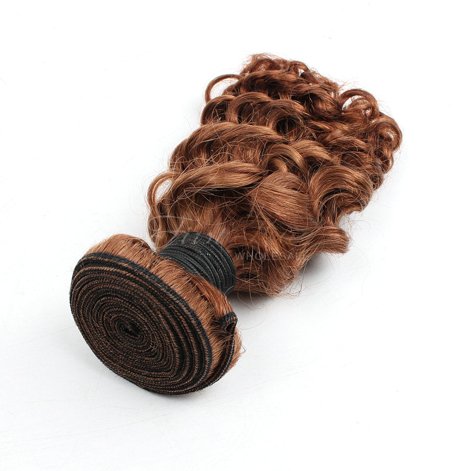 ExPress Deep Wave Bundles 10inch in 30# 7A Malaysian Virgin Human Hair