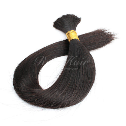 Express 100% Brazilian Virgin Straight Hair Natural Black Bulk Hair