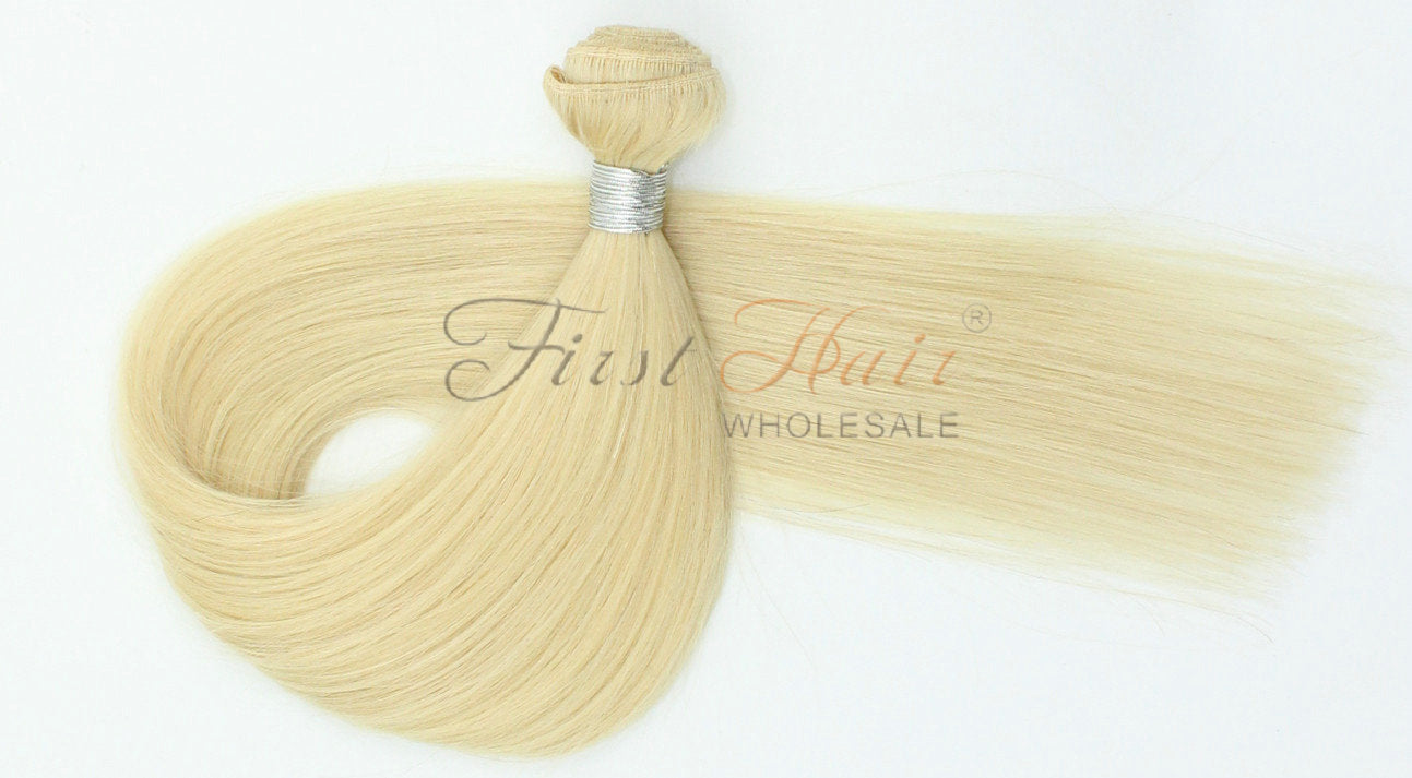 ExPress Blonde Color Straight Hair Weave Top Grade 7A Virgin Brazilian Hair