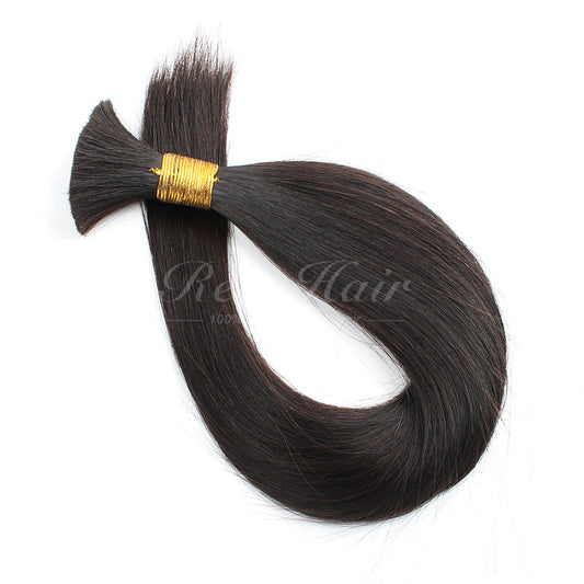Express 100% Brazilian Virgin Straight Hair Natural Black Bulk Hair
